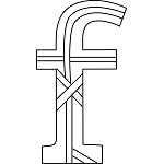 Lowercase F Coloring Page