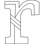 Lowercase R Coloring Page