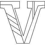 Lowercase V Coloring Page