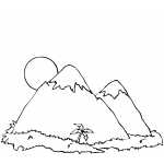 palm tree printable coloring pages