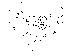 29 Number and Things Coloring Page