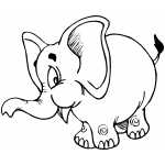 Elephant coloring pages