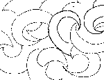 Abstract Curves Coloring Page