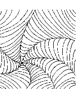 Abstract Curves Lines Coloring Page