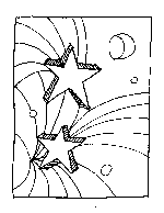 Stars and Lines Coloring Page