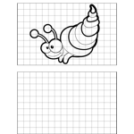 Spiral Shell Snail Drawing