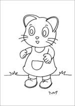 Kitten In Boots And Apron