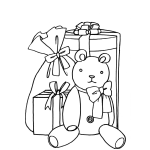 Teddy Bear and Christmas Gifts