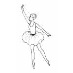Pointing Top Ballet Move