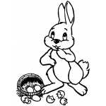 Bunny And Dropped Basket