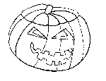 Halloween Pumpkin Coloring Page