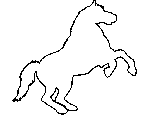 Horse Galloping Coloring Page