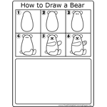How to Draw Basic Bear