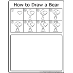 How to Draw Cute Bear