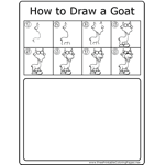How to Draw Cute Goat
