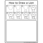 How to Draw Cute Lion