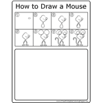 How to Draw Cute Mouse