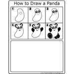 How to Draw Cute Panda