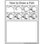 How to Draw Happy Fish
