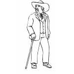 Man With Cane