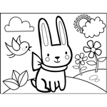 Rabbit with Bow