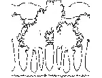 Cloudy Forest Coloring Page