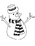 Snowman1 Coloring Page