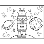 Robot and Planets