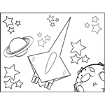 Stars and Spaceship