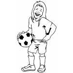 Soccer Girl Player