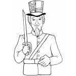 Uncle Sam With Sword
