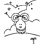 Aries Zodiac Coloring Page