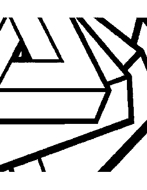 Abstract Pyramid Coloring Page