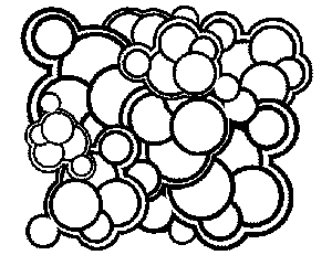 Circles Hive Coloring Page
