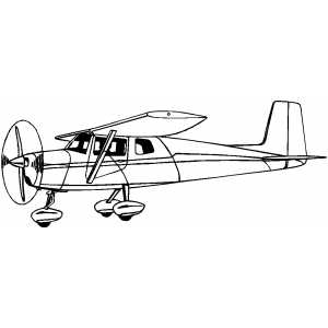 Cessna coloring page