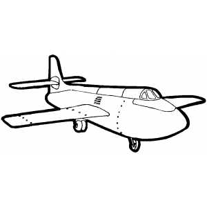 Flying Cargo Plane coloring page