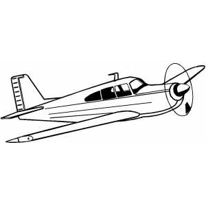 Flying Cessna coloring page