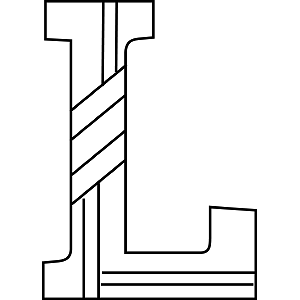 Uppercase L Coloring Page