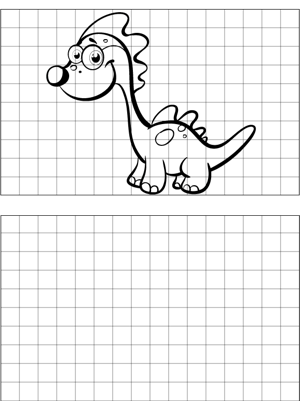 Brontosaurus Drawing coloring page