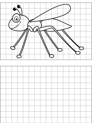 Bug Drawing coloring page
