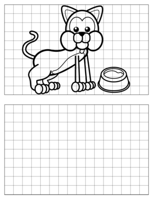 Cat-Drawing-1 coloring page