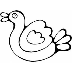 Duck Toy coloring page