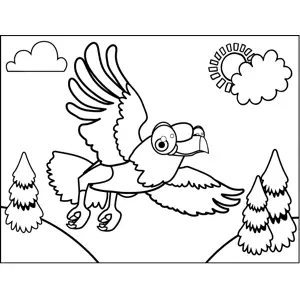 Soaring Eagle coloring page
