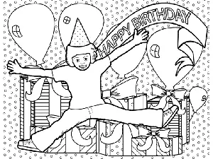 Birthday Surprise coloring page