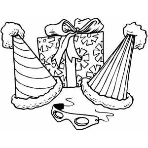 Party Favors coloring page