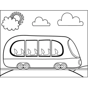 City Bus coloring page