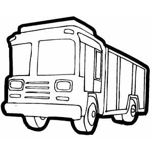 Big Cargo Truck coloring page
