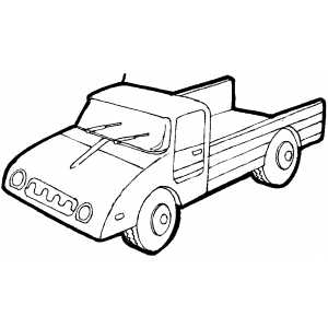 Cargo Truck coloring page