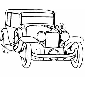 Classic Noble Car coloring page