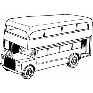 High Bus coloring page